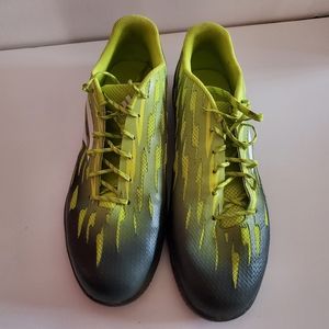 Adidas men sneakers dark green and light green color size 12